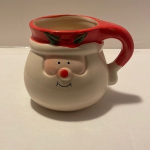 Vintage Royal Norfolk Ceramic Christmas Santa 14 oz. Coffee Mug Cup  3 & 5/8"